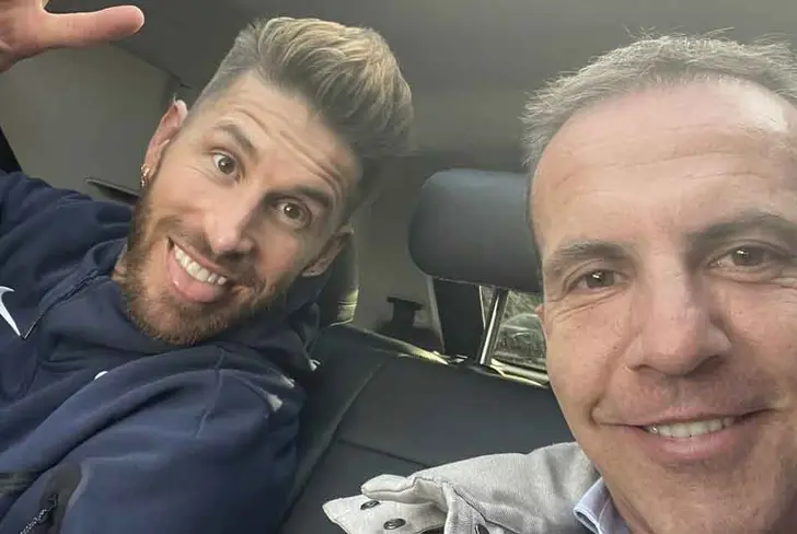 Sergio Ramos y Cristóbal Soria - Foto: Captura de pantalla
