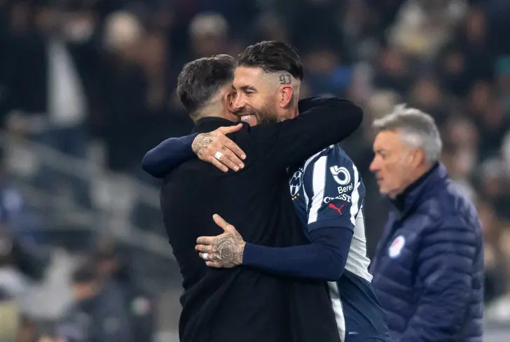 Martín Demichelis y Sergio Ramos - Foto: EFE