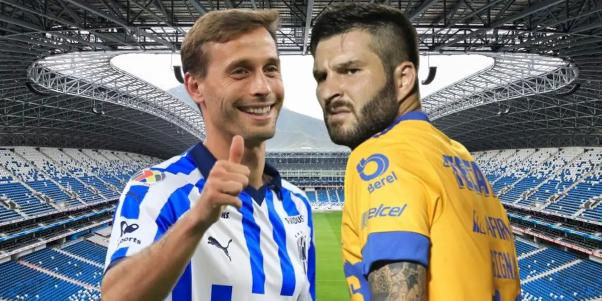 Andre Pierre Gignac empuja a Marcelo Flores y el gesto de Sergio Canales con canterano de Rayados
