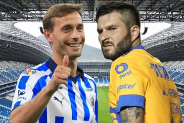 Andre Pierre Gignac empuja a Marcelo Flores y el gesto de Sergio Canales con canterano de Rayados