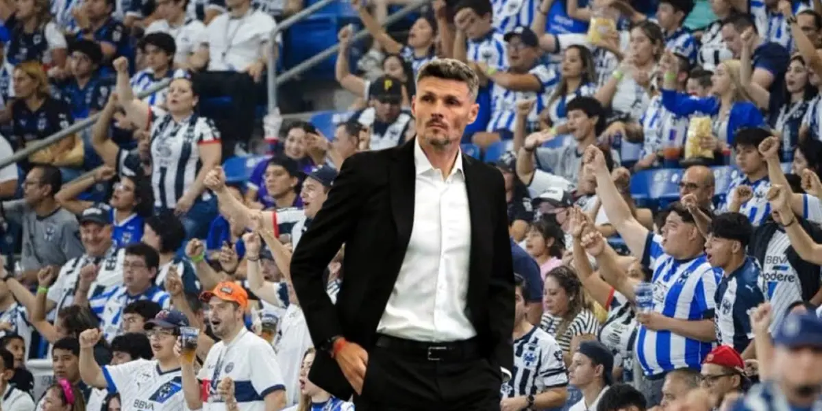 Así se expresó el DT del Monterrey por la manifestación del público.