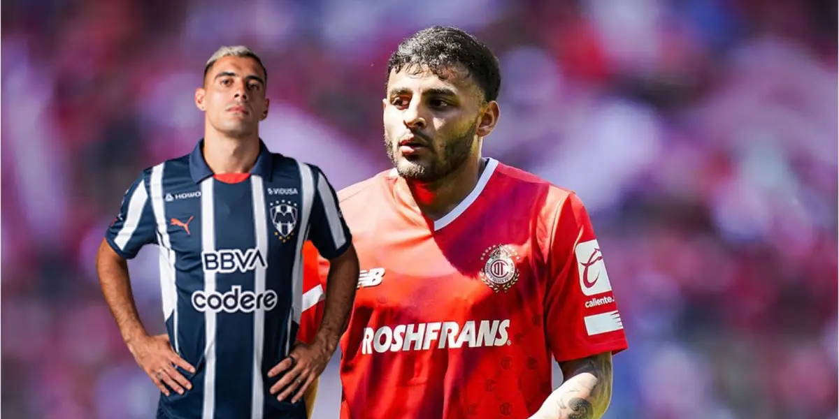 Berte con Rayados y Vega/FOTO: MExsport
