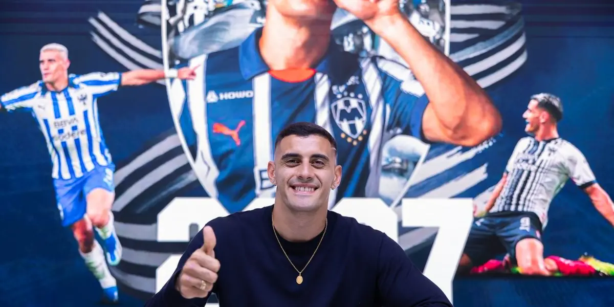 Berte renovando con Rayados/FOTO: x Rayados