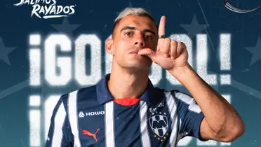 Berterame pone el primero de Rayados / @Rayados