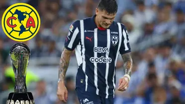 Brandon con el escudo de América y la copa/FOTO: Fútbol Total
