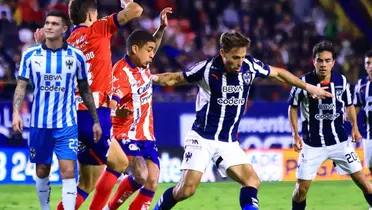 Brandon en el Rayados vs San Luis/FOTO: X Rayados