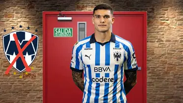 Brandon en la puertas de salida/FOTO: Rayados