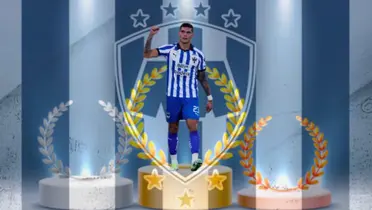 Brandon Vázquez cayó con el pie derecho en los Rayados de Monterrey