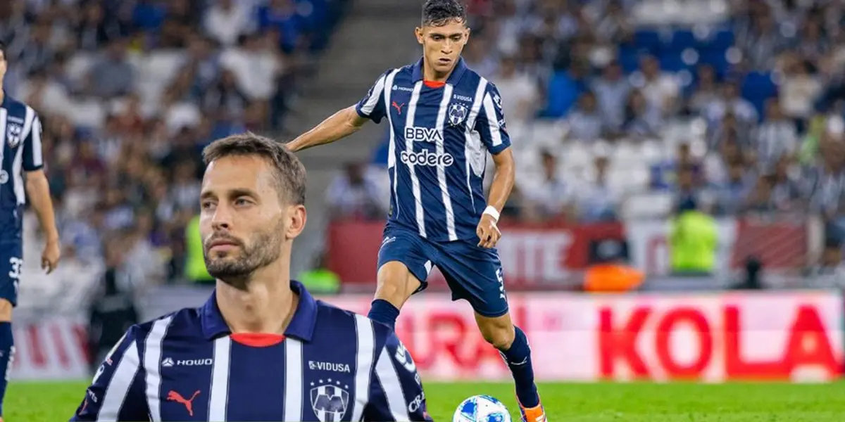 Canales y Ambriz con Rayados/FOTO: Rayados