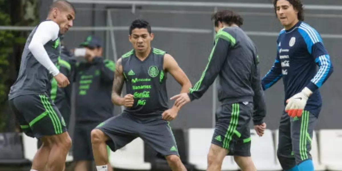 Carlos Salcido, Javier Aquino, Andrés Guardado y Guillermo Ochoa - Foto: Mexsport