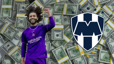 Chino con el Anderlecht y Rayados/FOTO: TNT Sports