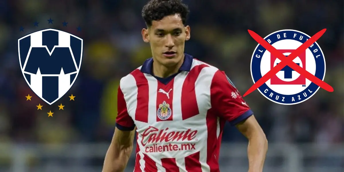 Chiquete con logos de Cruz Azul y Monterrey/FOTO: x Chivas