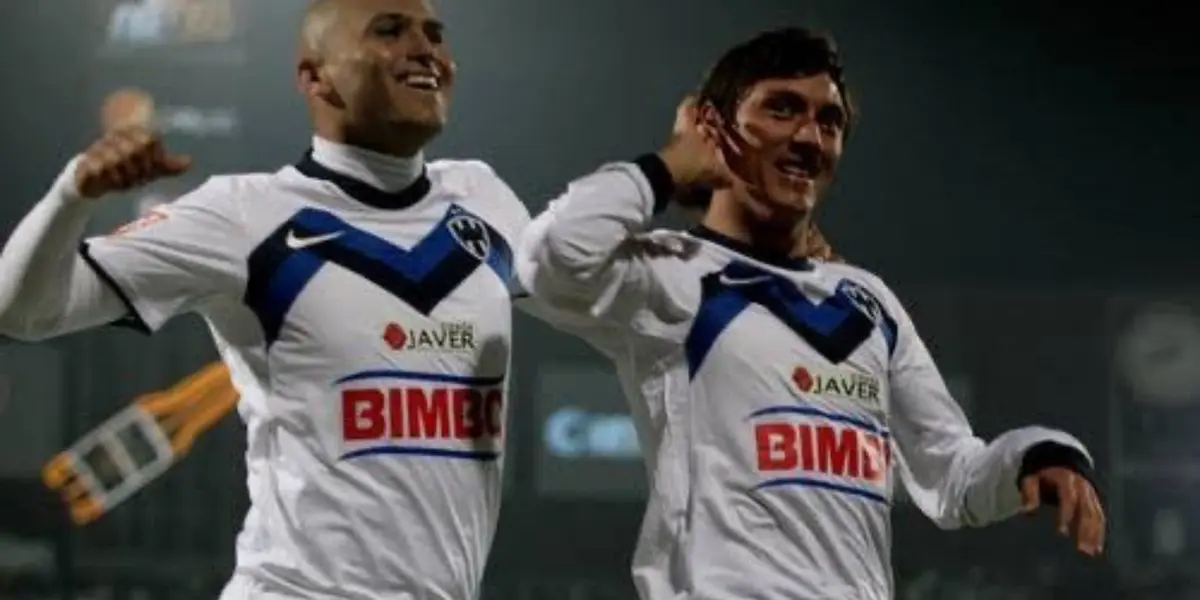 Chupete y Nery marcaron en la ida del Apertura 2010 / @Rayados