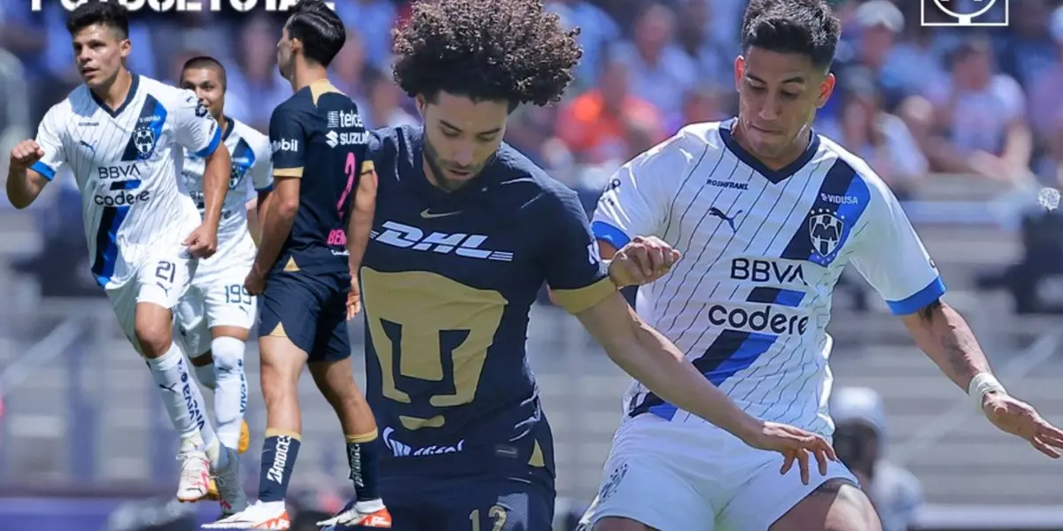 Con 3 jugadores lesionados, los Rayados sacan la casta y le ganan a los Pumas en el Estadio Universitario 1 a 0