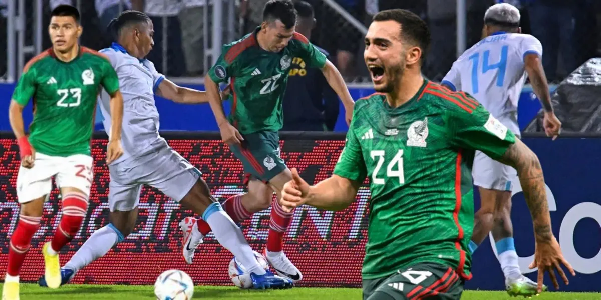 Con gol de Luis Chávez y Jesús Gallardo siendo de lo mejor de la defensa del Tri, México se va al medio tiempo ganándolo 1 por 0 a Honduras