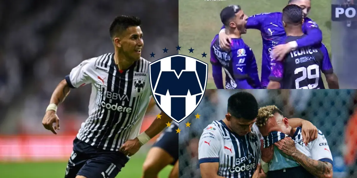 Considerando que Maxi sería titular, uno de los del tridente de Rayados tendría que salir
