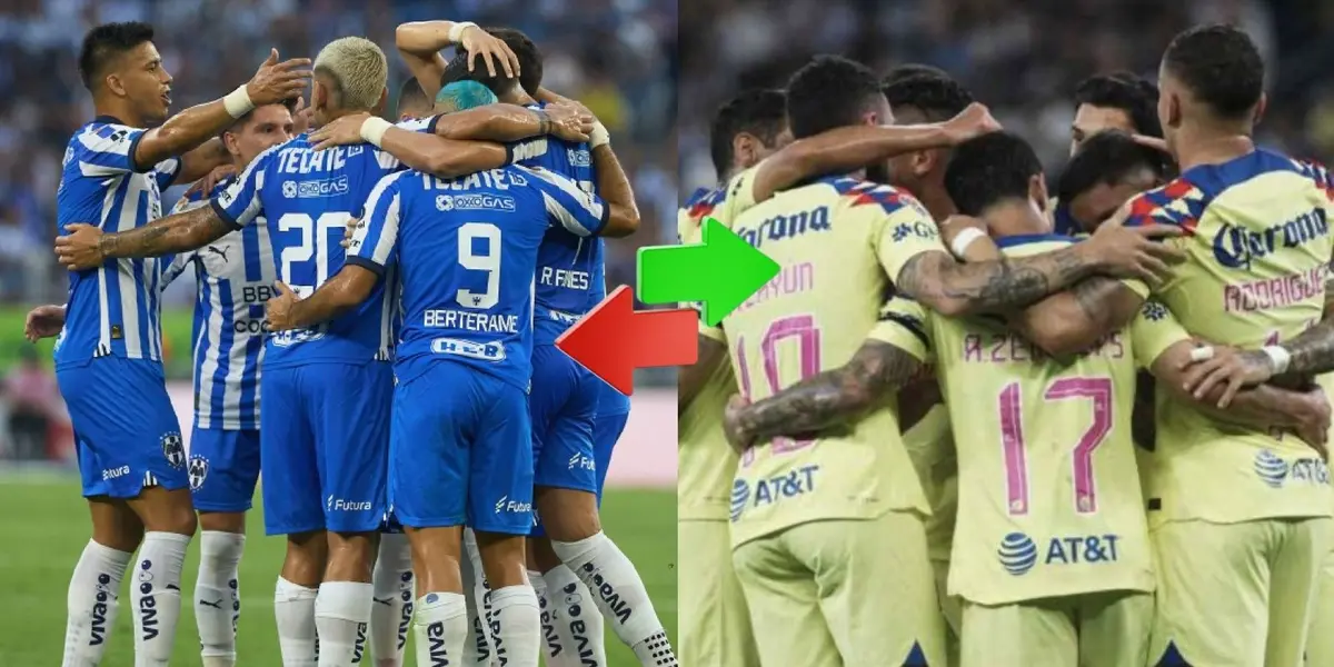 De pensarse el trueque que propone el América con Monterrey para el mercado de fichajes 2024