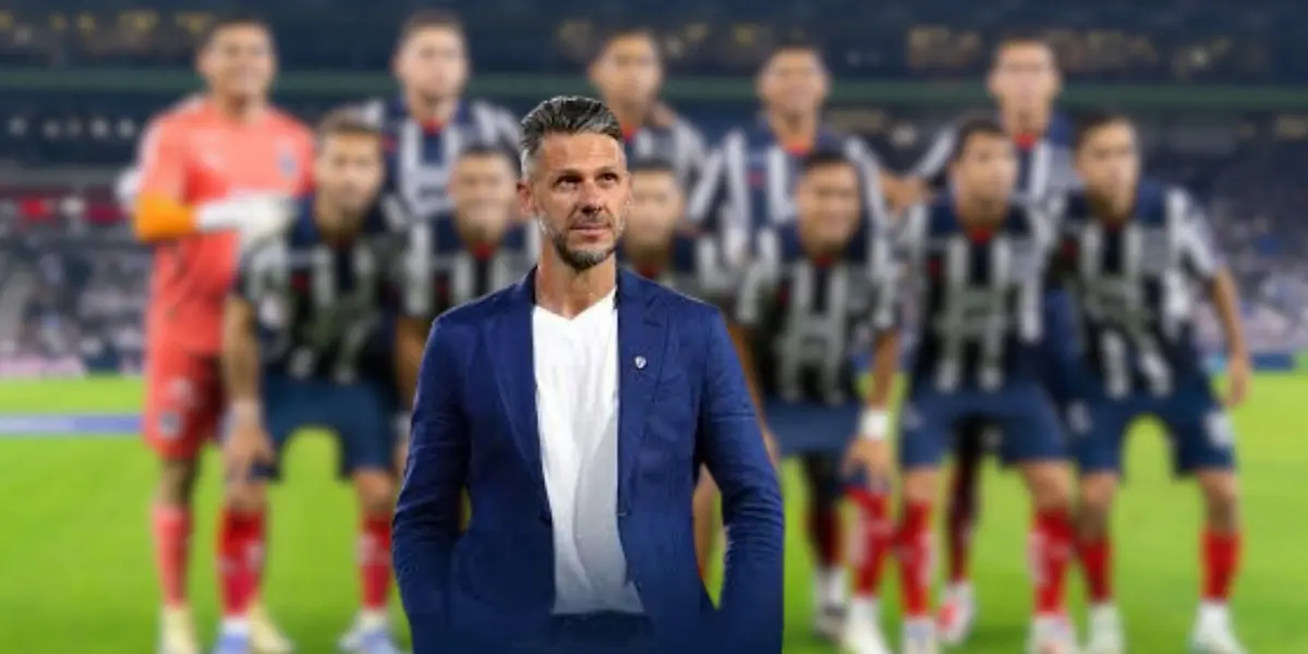 Demichelis con jugadores de Rayados/FOTO: Fox Sports