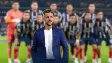 Demichelis con jugadores de Rayados/FOTO: Fox Sports