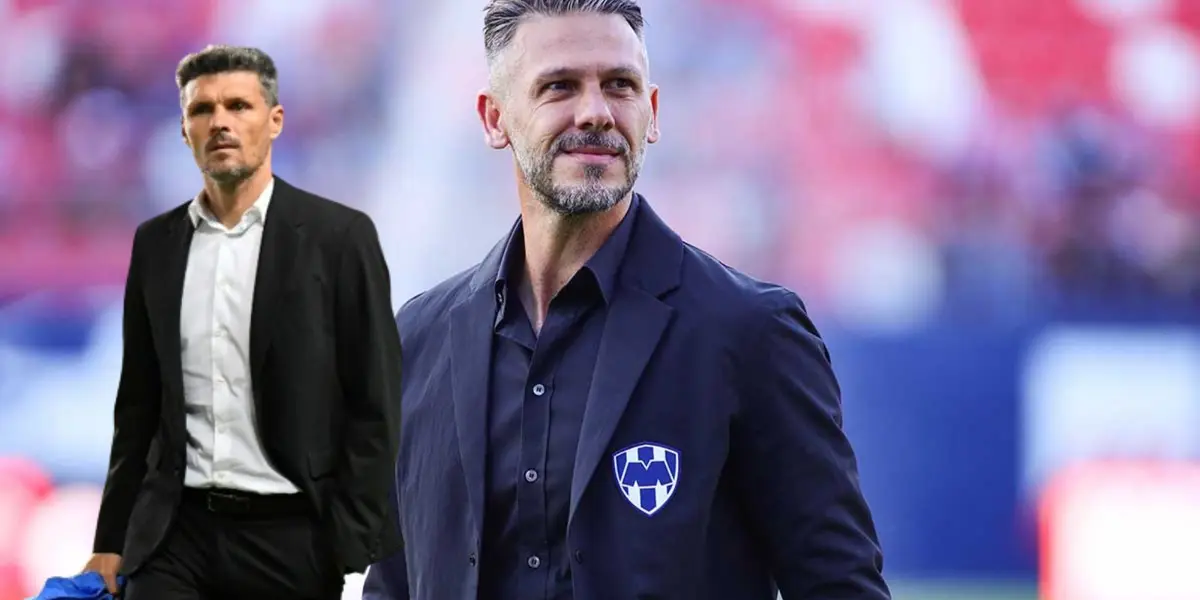 Demichelis con Rayados y el Tano Ortíz/FOTO: Futbol Total