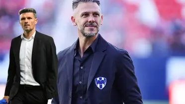 Demichelis con Rayados y el Tano Ortíz/FOTO: Futbol Total