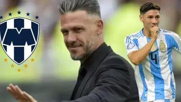 Demichelis con Rayados y Montiel/FOTO: Goal