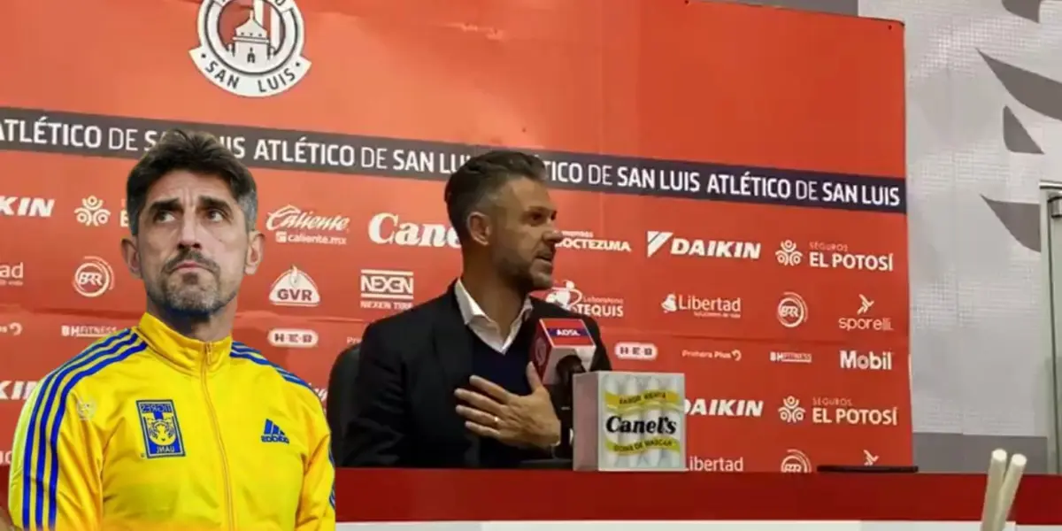 Demichelis en conferencia y Paunovic/FOTO: X Sancadilla