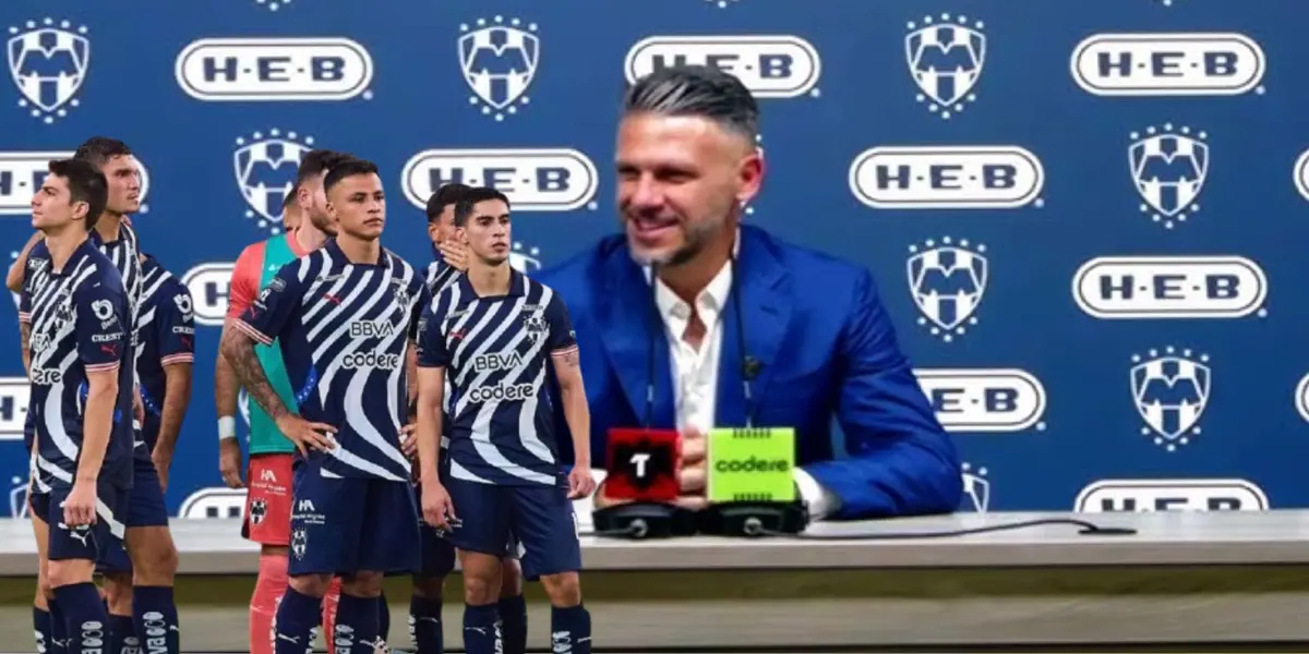 Demichelis y jugadores de Rayados/FOTO: Pizarra Deportiva