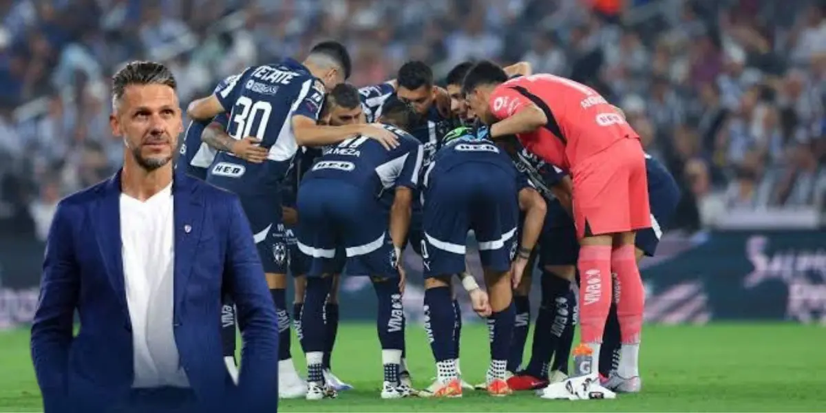 Demichelis y jugadores de Rayados/FOTO: Rayados