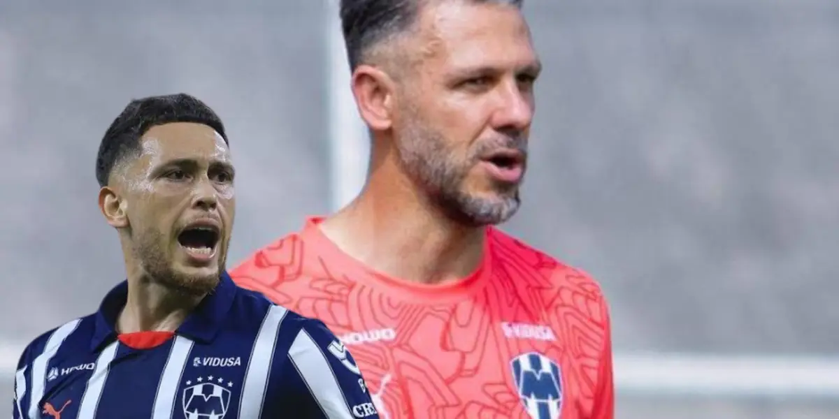 Demichelis y Ocampos con Rayados/FOTO: x Felipe Galindo