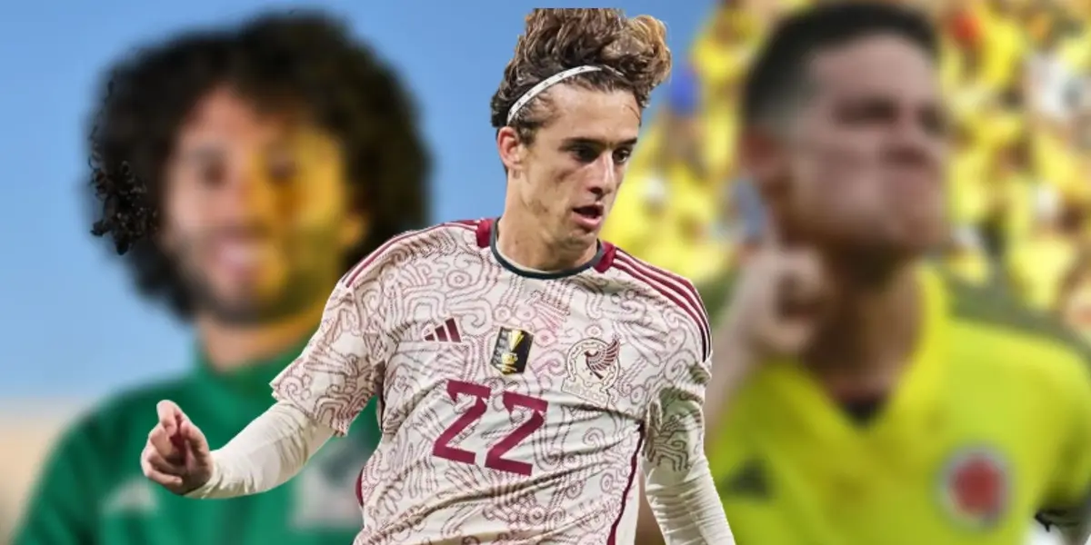 El apodo que le ponen a Jordi Cortizo de Rayados en el partido de México vs Colombia