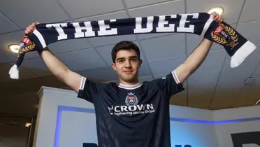 el canterano de Monterrey tuvo su presentación con el Dundee FC