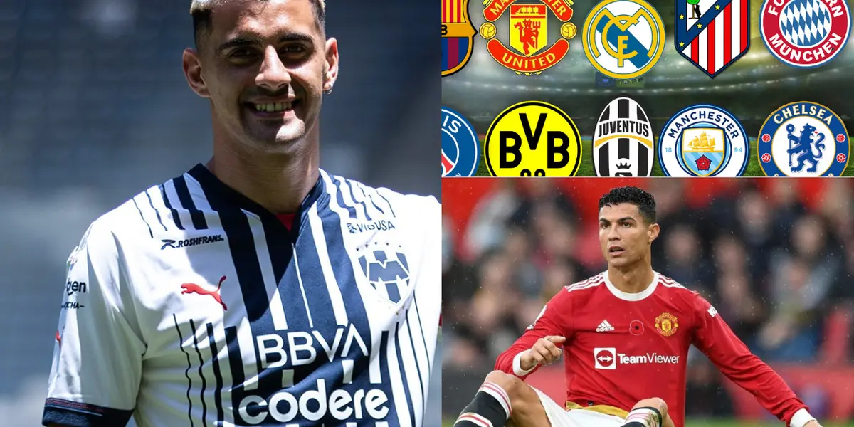 El delantero argentino de Monterrey podría llegar a Europa