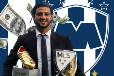 El enorme salario que tendría Carlos Vela en Rayados en caso de quedar libre del LAFC