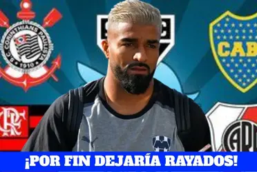 El equipo al que podría salir Rodrigo Aguirre tras ser separado de Rayados