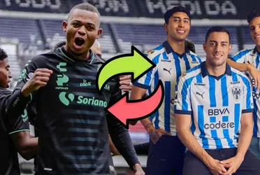 El intercambio que podría darse entre Rayados y Santos de cara al Clausura 2024