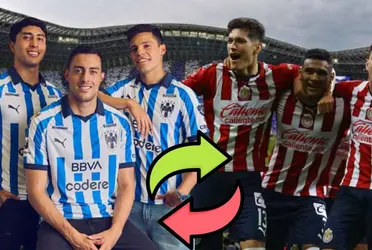 El intercambio que podrían protagonizar entre Rayados y Chivas y sorprendería a Fernando Ortiz