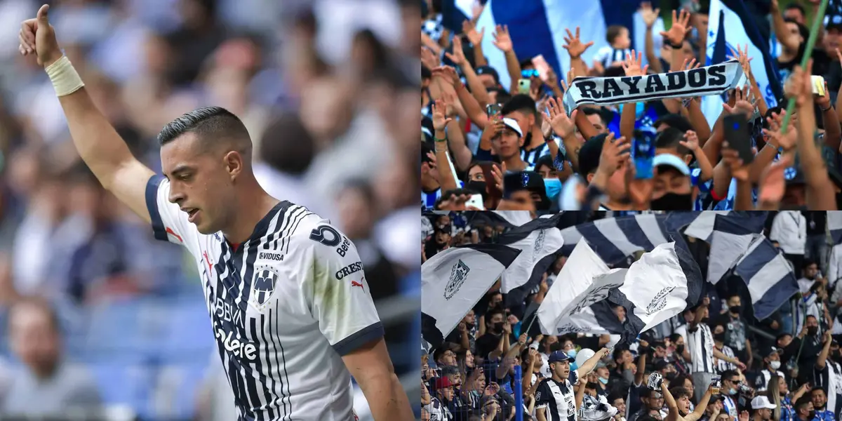 El jugador de Rayados, Rogelio Funes Mori, ilusiona a su afición en todo sentido