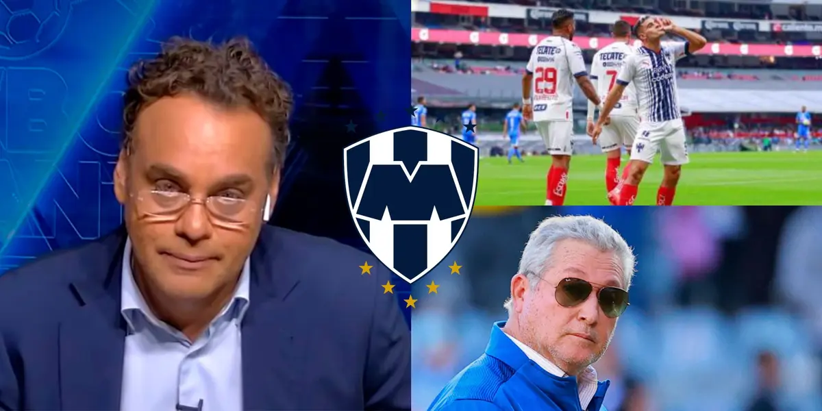 El periodista de ESPN, David Faitelson, resalta al buen ataque que tiene Vucetich en Rayados