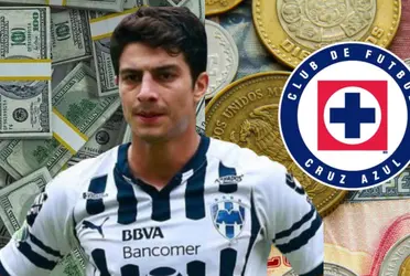 El salario de Medina en caso de partir de Rayados a Cruz Azul