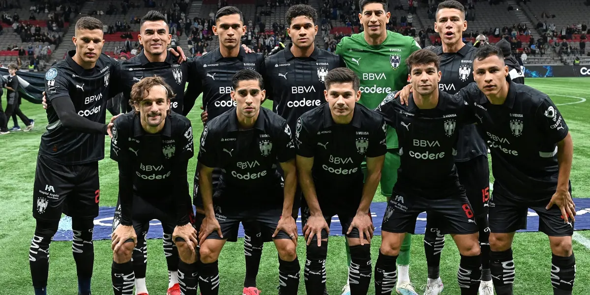 El XI de Monterrey en Canadá - Foto: X (@Rayados)