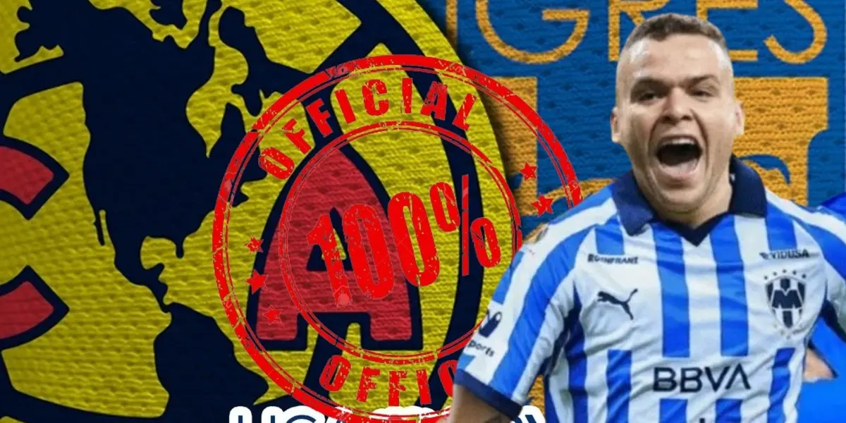 En plena final Apertura 2023 entre el América y los Tigres, la fecha en que se haría oficial Jonathan Rodríguez como refuerzo del Monterrey 2024