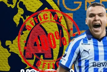 En plena final Apertura 2023 entre el América y los Tigres, la fecha en que se haría oficial Jonathan Rodríguez como refuerzo del Monterrey 2024