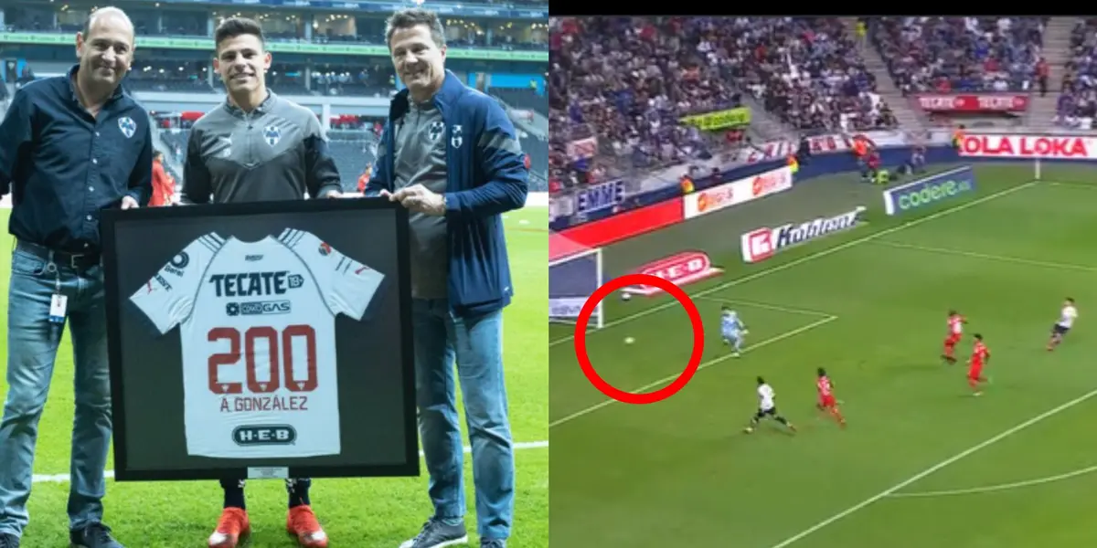 En su partido número 200 con el equipo de Rayados, Ponchito festeja con golazo