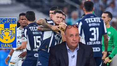 Expulsión de Ocampos, Bomba Eodriguez y escudo de Tigres/FOTO: Récord