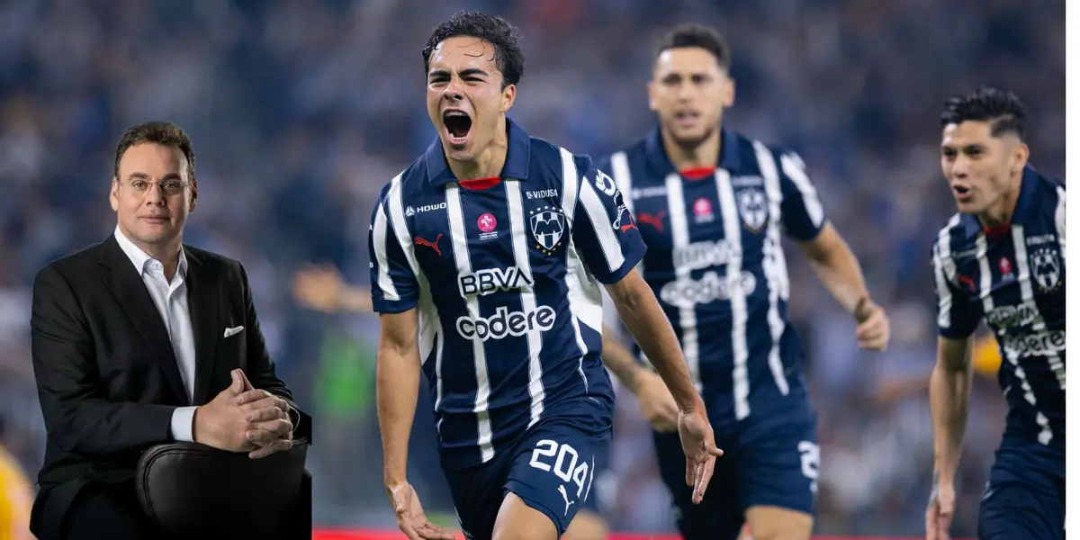 Faitelson con jugadores de Rayados/FOTO: Rayados