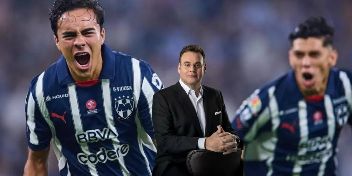 Faitelson con jugadores de Rayados/FOTO: Récord
