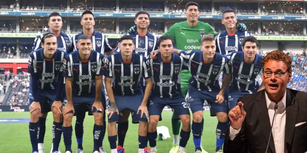 Faitelson con plantilla de Rayados/FOTO: Fútbol Total