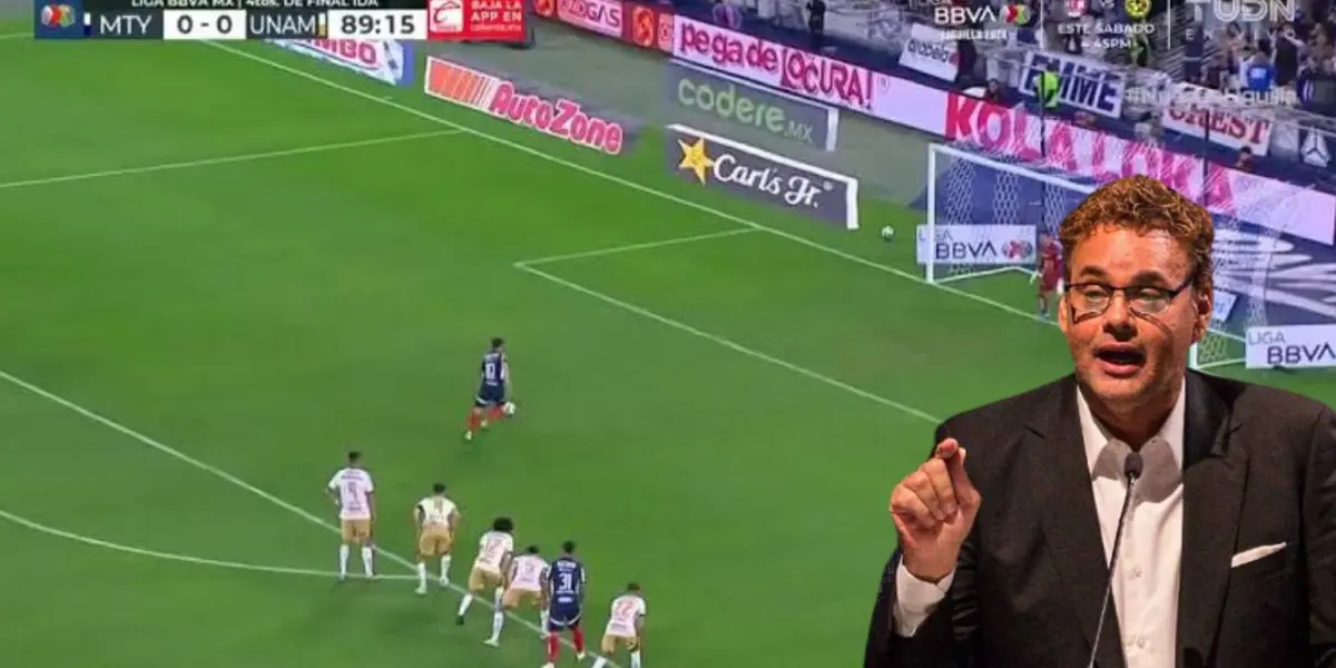 Faitelson en el penal de Rayados/FOTO: Nación Fútbol