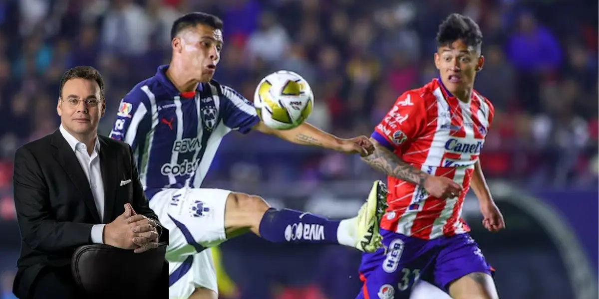 Faitelson en el Rayados vs San Luis/FOTO: SDP Noticias